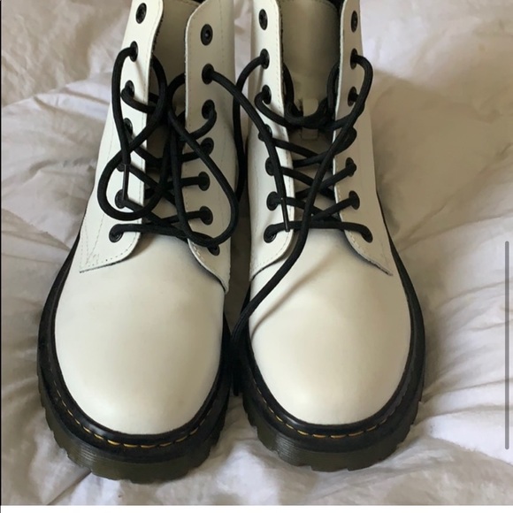 Shoes - Brand new doc martens size 11! White